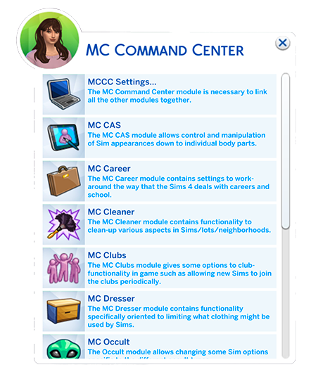 example of MC Command Center in use